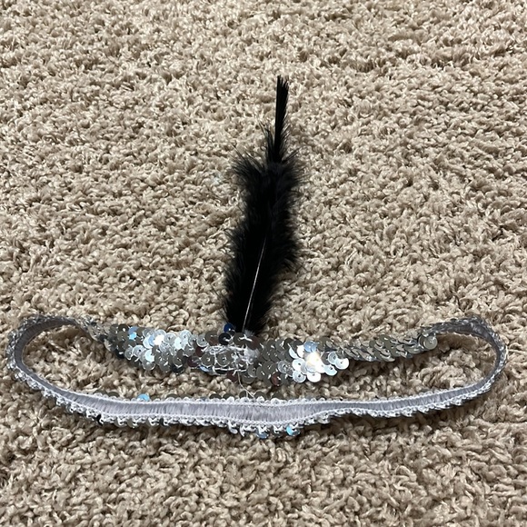 Black Fancy Flapper Costume - Picture 2 of 3